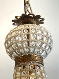 Medium vintage button empire chandelier
