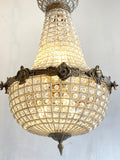 Medium vintage button empire chandelier