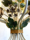 Vintage 5 arm toleware chandelier