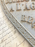 Antique French memorial heart