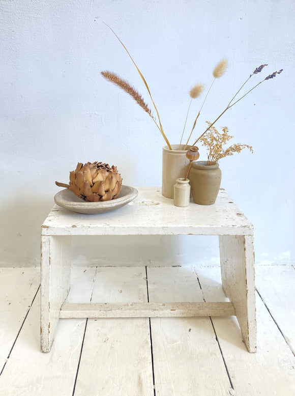 Rustic Hungarian step stool