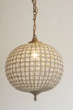 Buttoned ball light