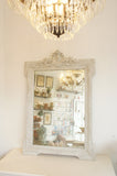 Painted antique French mirror #1