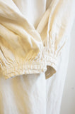 Antique French hand-sewn smock