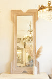 Antique French long mirror
