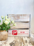 Vintage 7-Up wooden crates